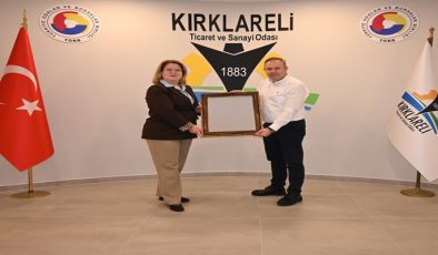 Başkan Soner Ilık, Kırklareli İl Sağlık Müdürü Dr. Öğr. Üyesi Çiğdem Cerit’i Ağırladı