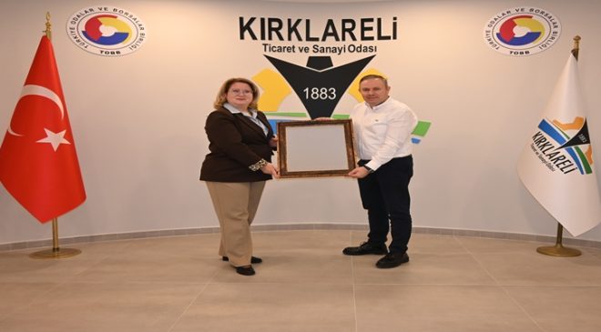 Başkan Soner Ilık, Kırklareli İl Sağlık Müdürü Dr. Öğr. Üyesi Çiğdem Cerit’i Ağırladı