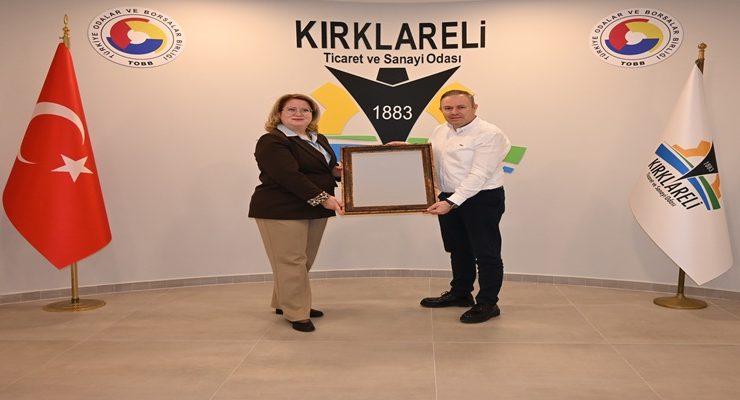 Başkan Soner Ilık, Kırklareli İl Sağlık Müdürü Dr. Öğr. Üyesi Çiğdem Cerit’i Ağırladı