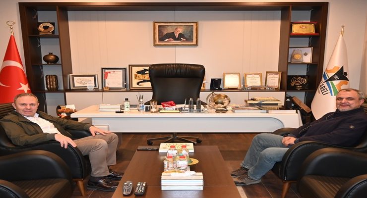 Başkan Soner Ilık, Kofçaz Emlak Sahibi Bahtiyar Akın’ı Ağırladı