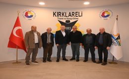 Kırklareli Ziraat Odası Başkanı Ekrem Şaylan, Kırklareli Ticaret ve Sanayi Odası’na “Hayırlı Olsun” Ziyaretinde Bulundu