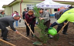 ERGENE’DE FİDANLAR GELECEĞE NEFES OLDU!