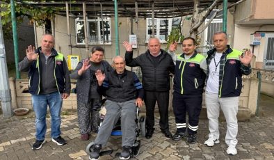 BÜYÜKŞEHİR’DEN ENGELSİZ YAŞAMA “AKÜLÜ TEKERLEKLİ SANDALYE DESTEĞİ”