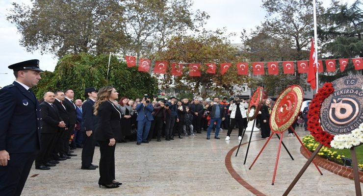 ULU ÖNDER ATATÜRK TEKİRDAĞ’DA MİNNETLE ANILDI