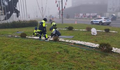 Büyükşehir Park ve Bahçeler Tam Kadro Sahada