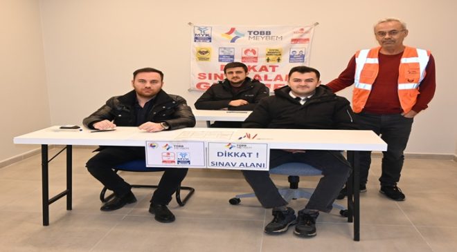 “Motorlu Kara Taşıtları Alım Satım Danışmanlığı Mesleki Yeterlilik Sınavı” Yapıldı