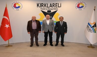 Edirne TSO Başkanı H. Sezai Irmak’tan, Kırklareli TSO’nın Yeni Hizmet Binası’na “Hayırlı Olsun” Ziyareti