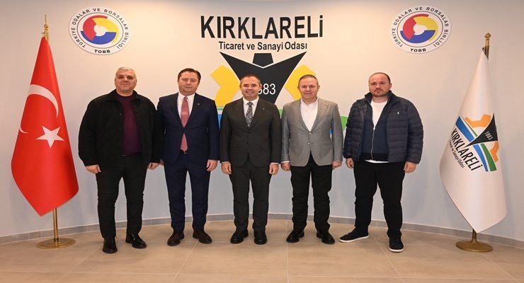 Kırklareli Belediye Başkanı Derya Bulut ile Başkan Yardımcıları, Kırklareli TSO’na “Hayırlı Olsun” Ziyaretinde Bulundu