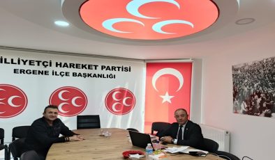Ergene Gazetesi’nden MHP Ergene İlçe Başkanlığı’na Ziyaret