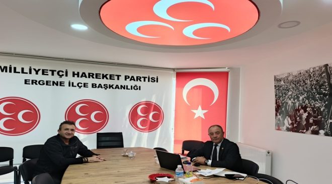Ergene Gazetesi’nden MHP Ergene İlçe Başkanlığı’na Ziyaret