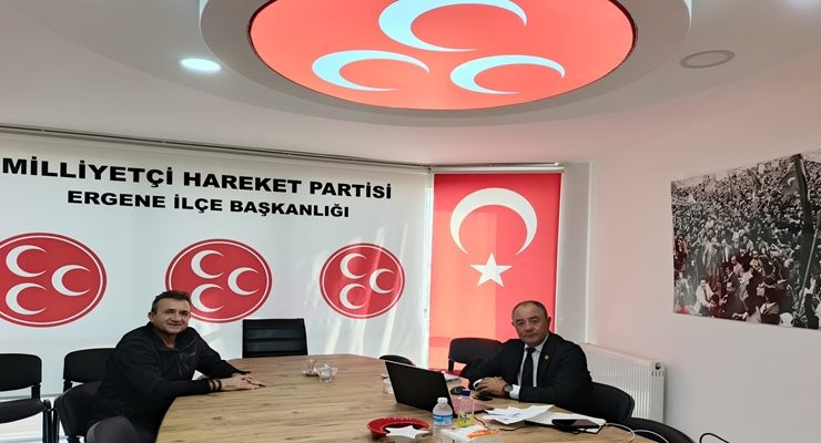 Ergene Gazetesi’nden MHP Ergene İlçe Başkanlığı’na Ziyaret