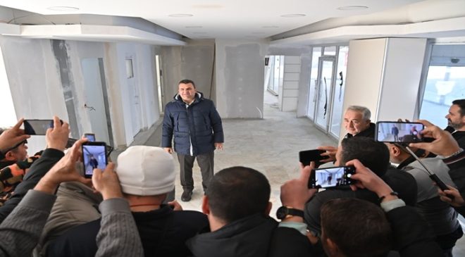 Başkan Nallar Gazetecilerle Belediye Hizmetlerini Gezdi