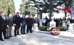 TEKİRDAĞ NAMIK KEMAL ÜNİVERSİTESİ NAMIK KEMAL’İ KABRİ BAŞINDA ANDI