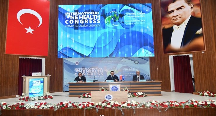 TEKİRDAĞ NKÜ’DE ULUSLARARASI TEK SAĞLIK KONGRESİ DÜZENLENDİ