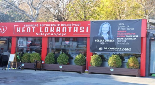TEKİRDAĞ’DA GÜLŞAH DURBAY İÇİN  VEFA SOFRASI