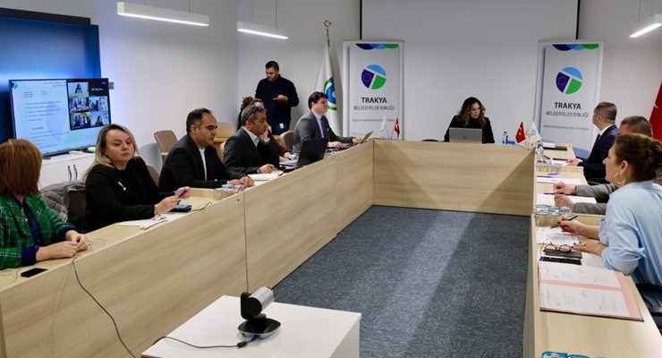 TRAKYA BELEDİYELER BİRLİĞİ ARALIK AYI ENCÜMEN TOPLANTISI GERÇEKLEŞTİRİLDİ