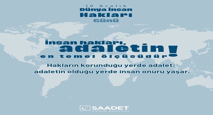 ADALETİ YAŞATMAK İÇİN SÖZÜMÜZ VAR