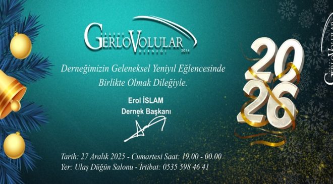 GERLOVOLULAR DERNEĞİ’NDEN YILBAŞI ETKİNLİĞİ