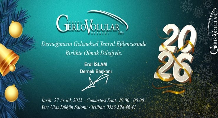 GERLOVOLULAR DERNEĞİ’NDEN YILBAŞI ETKİNLİĞİ