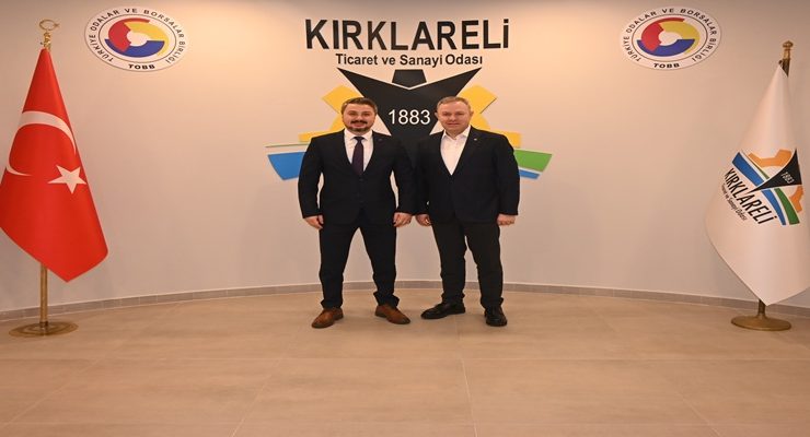 Kırklareli Belediye Başkan Yardımcısı Sabri Çınar’dan, Kırklareli TSO’na “Hayırlı Olsun” Ziyareti