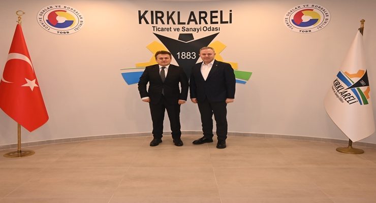 Kırklareli Vali Yardımcısı Faruk Ekiz, Kırklareli TSO’na “Hayırlı Olsun” Ziyaretinde Bulundu