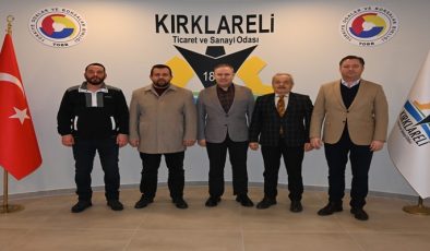 Kırklareli TSO Başkanları Ilık ile Özsan, AK Parti Kırklareli İl Başkanı Dağtaş ile MHP Kırklareli İl Başkanı Savaşan’ı Ağırladı