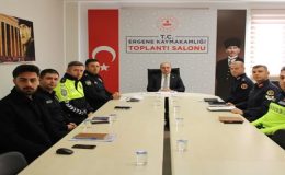 Ergene’de 2025 Yılı Asayiş ve Güvenlik Değerlendirmesi Yapıldı