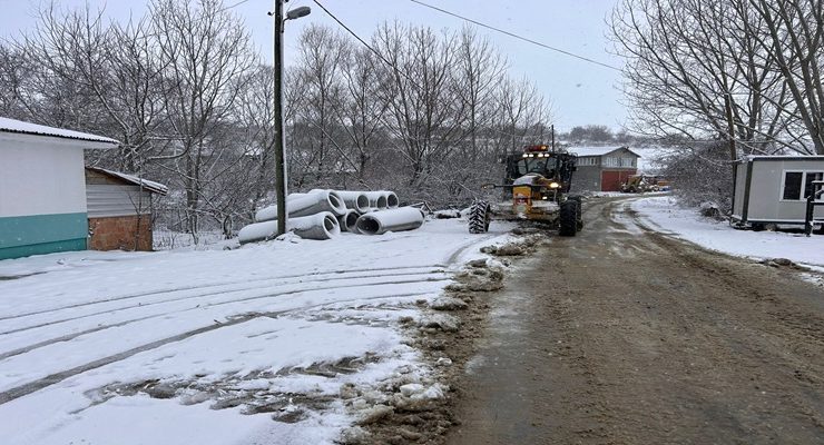 Süleymanpaşa Belediyesinden Kar Mesaisi