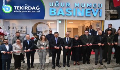 UĞUR MUMCU BASINEVİ AÇILDI