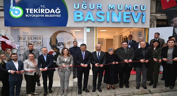 UĞUR MUMCU BASINEVİ AÇILDI