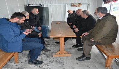 Başkan Soner Ilık, Alkan Süt Ürünleri Üretim Tesisi Sahiplerine “Geçmiş Olsun” Ziyaretinde Bulundu