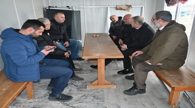 Başkan Soner Ilık, Alkan Süt Ürünleri Üretim Tesisi Sahiplerine “Geçmiş Olsun” Ziyaretinde Bulundu