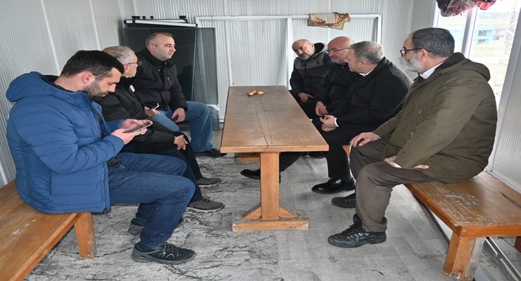 Başkan Soner Ilık, Alkan Süt Ürünleri Üretim Tesisi Sahiplerine “Geçmiş Olsun” Ziyaretinde Bulundu