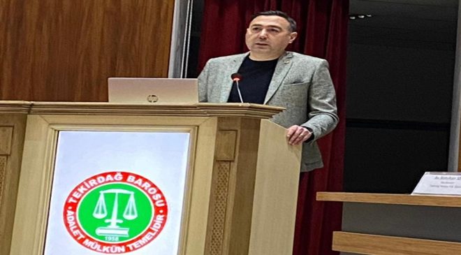 TEKİRDAĞ BAROSU’NDAN CMK UYGULAMALARI EĞİTİMİ