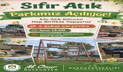 Marmaraereğlisi’nde Sıfır Atık Parkı Açılıyor