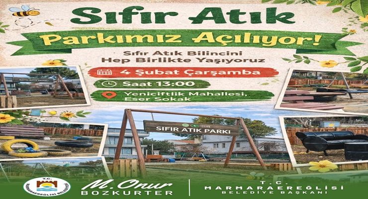 Marmaraereğlisi’nde Sıfır Atık Parkı Açılıyor