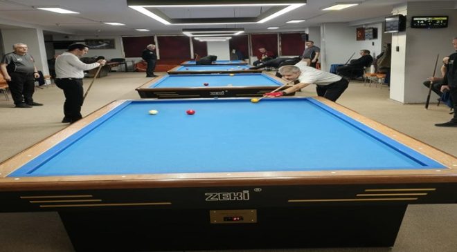 3 Bant Bilardo Heyecanı: 41 Sporcunun Katıldığı 1. Etap Müsabakaları Tamamlandı