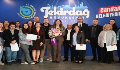 ALMANCA KURSUNUN İLK MEZUNLARI SERTİFİKALARINA KAVUŞTU