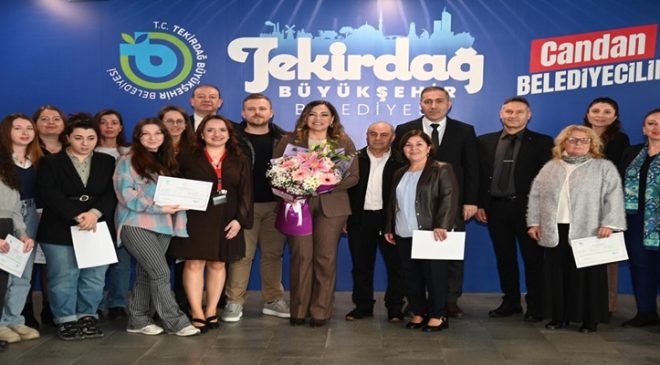 ALMANCA KURSUNUN İLK MEZUNLARI SERTİFİKALARINA KAVUŞTU