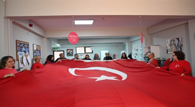 BÜYÜKŞEHİR’DEN BAYRAĞA SAYGI EMEĞE DEĞER