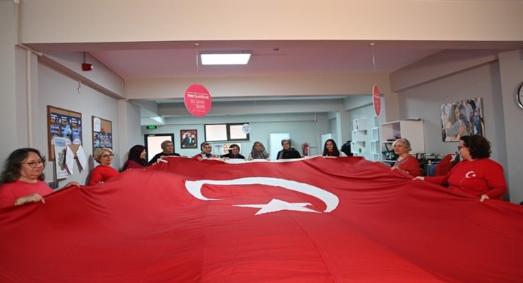 BÜYÜKŞEHİR’DEN BAYRAĞA SAYGI EMEĞE DEĞER