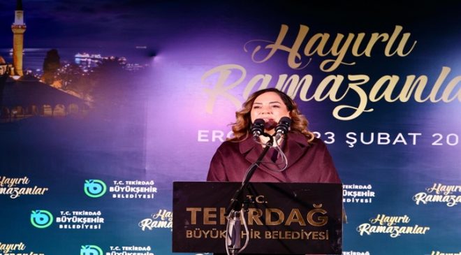 BÜYÜKŞEHİR’İN İLÇE İFTAR BULUŞMALARI ERGENE’DE BAŞLADI