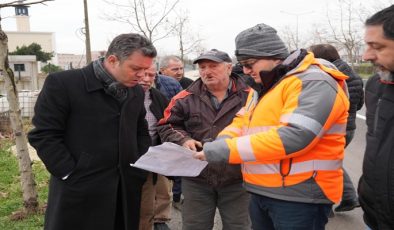 Başkan Sarıkurt ve Büyükşehir Ekipleri Sahada