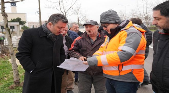 Başkan Sarıkurt ve Büyükşehir Ekipleri Sahada
