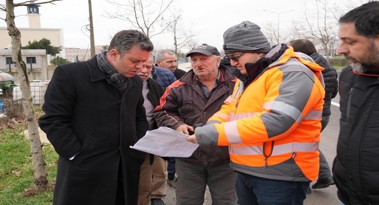 Başkan Sarıkurt ve Büyükşehir Ekipleri Sahada