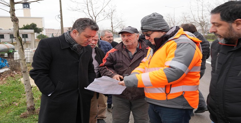 Başkan Sarıkurt ve Büyükşehir Ekipleri Sahada (2)