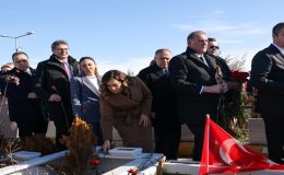 CANDAN BAŞKAN DEPREM BÖLGESİNDE: “UNUTMADIK, UNUTTURMAYACAĞIZ”