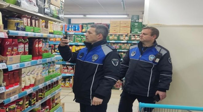 Çorlu Belediyesinden Marketlere Sıkı Markaj