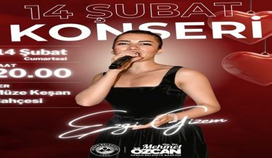 Keşan’da 14 Şubat Coşkusu Muhteşem Bir Konser İle Yaşanacak