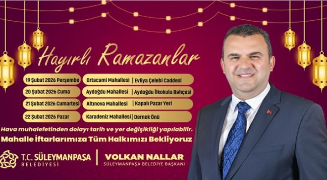 Halk Sofraları Kuruluyor, Ramazan Bereketi Mahallelere Yayılıyor